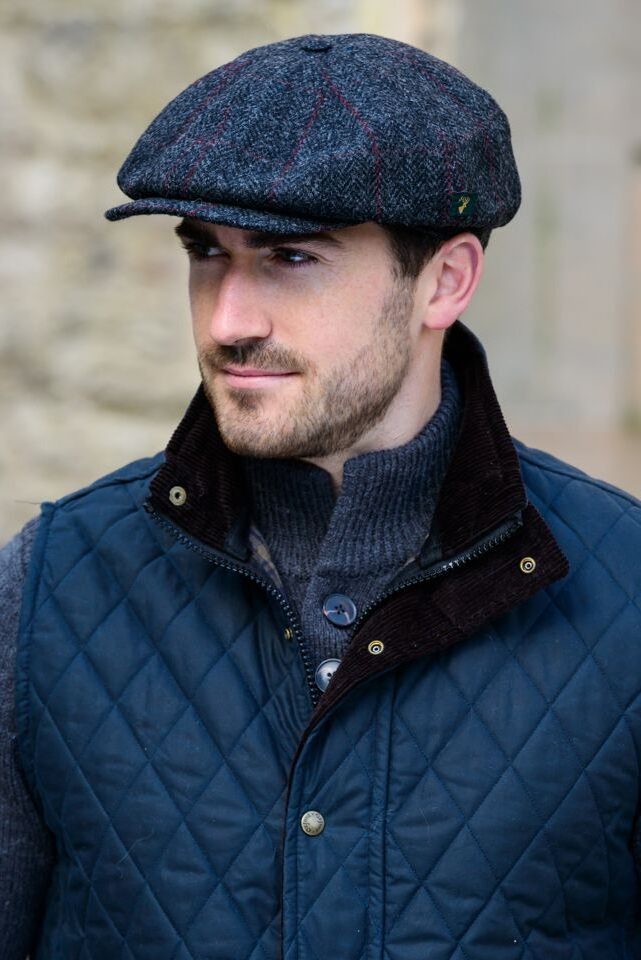 lambswool driving cap